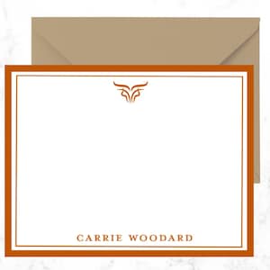 Texas Briefpapier Universitäts-Briefpapier Geschenk Personalisiertes Texas Abschlussgeschenk Texas Weihnachtsgeschenk Abschluss Danke Bundesstaat Texas