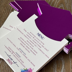 Grad Centerpiece Cards Table Cards for Graduation Party Personalized ...