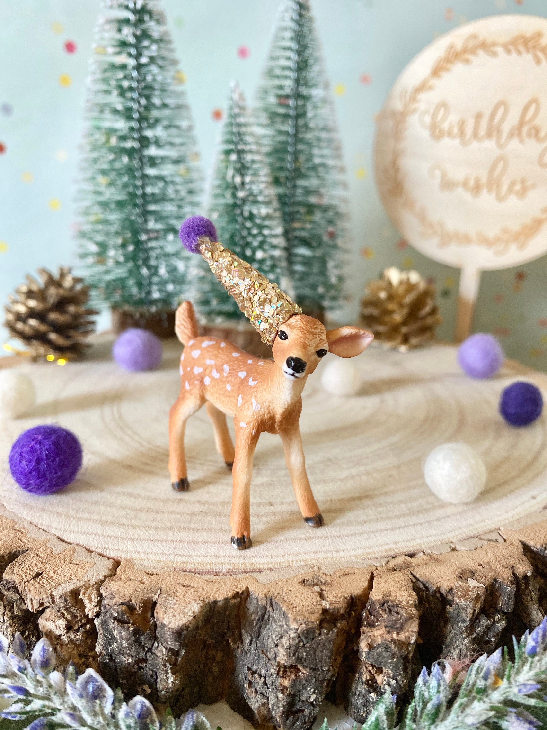 Woodland Cake TopperDeerBaby DeerFawn Cake TopperAnimal Etsy
