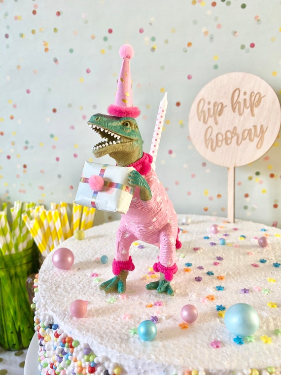 Paper & Party Supplies Party Supplies Juvenile Rex Dinosaur Cake Topper