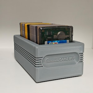 3D Gedruckter Game Boy Aufbewahrungskoffer: Hält 17 Spiele