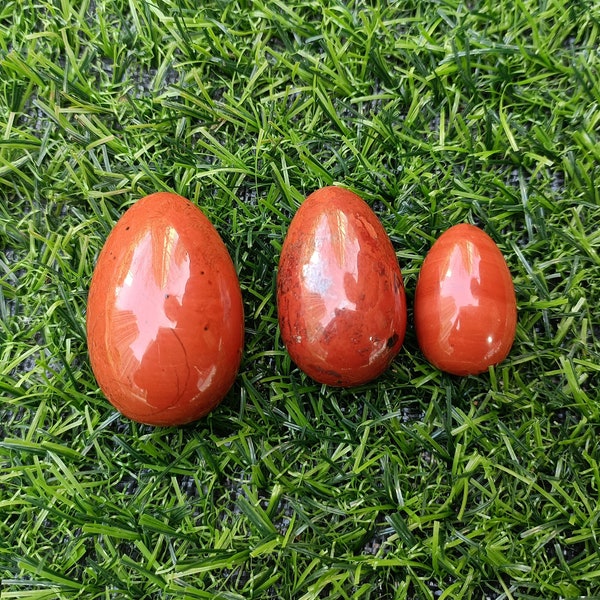 Red Jasper Egg Drilled or Undrilled