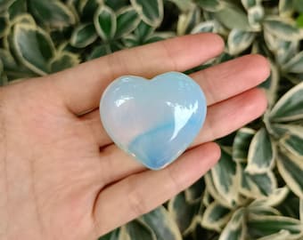 Corazón de opalita hinchado grande de 40 mm (1,5")