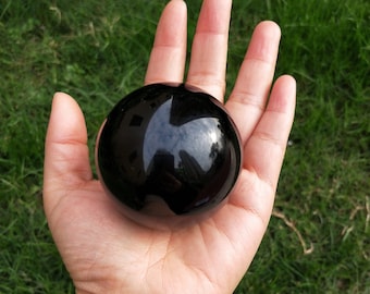 Black Obsidian Crystal Ball Sphere 60mm (2.36&quot;)