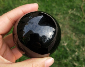 Black Obsidian Crystal Ball Sphere 60mm (2.36")