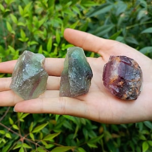 Raw Rainbow Fluorite Chunk
