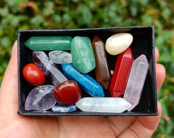Seven Chakra Crystal Set of 14