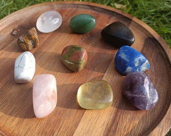 Beginners 10 pcs Tumbled Stones Set
