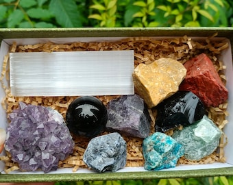 Raw Crystal Set For Beginners 10 Pieces HYS-010