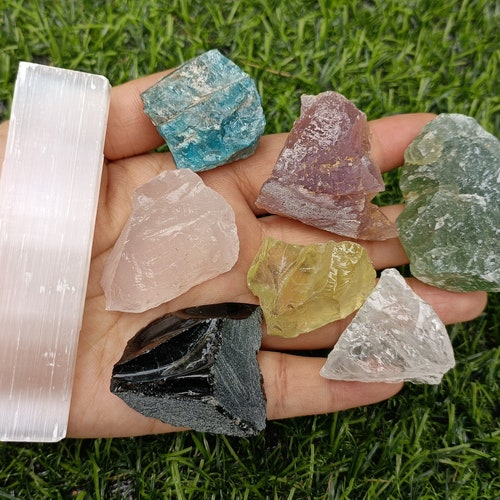 Healing Crystals and Stones Raw Set Large Etsy