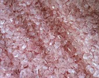 Copeaux de quartz rose