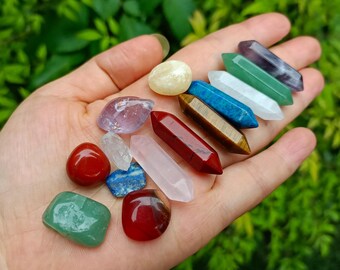 Seven Chakra Crystal Set of 14