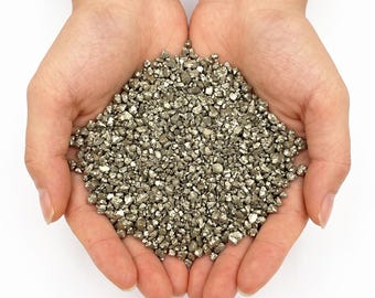 Pyrite Chips, Crushed Stones, Fool’s Gold, Choose Weight