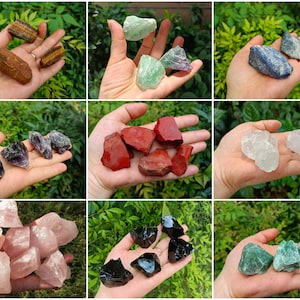 Ruwe kristalbrokken 30-50 mm (genezende kristallen, genezende stenen)