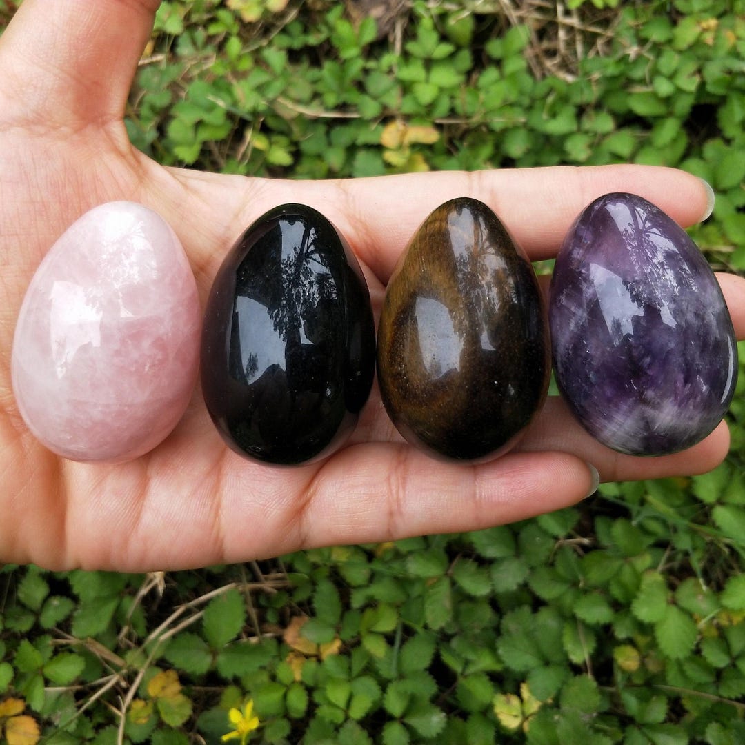 Gemstone Eggs Choose Your Crystal - Etsy