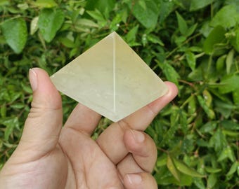 Citrine (Heat Treated) Pyramid - Crystal Pyramid 30mm 40mm 50mm