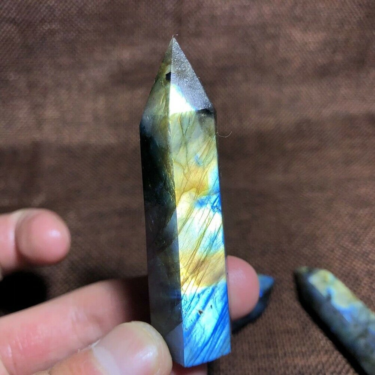 Labradorite Wand Labradorite Point Polished Labradorite Etsy