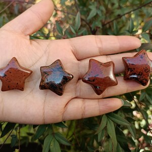 Mahogany Obsidian Star 30mm