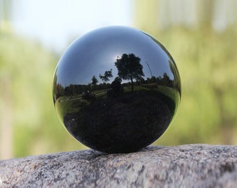 Black Obsidian Crystal Ball Sphere 60mm (2.36")