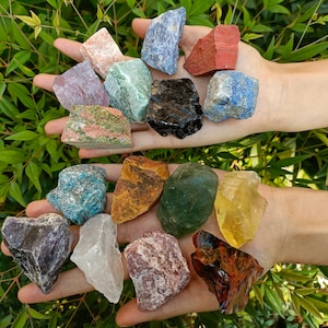 Raw Crystal-startset: 16 populaire helende stenen (2 pound)