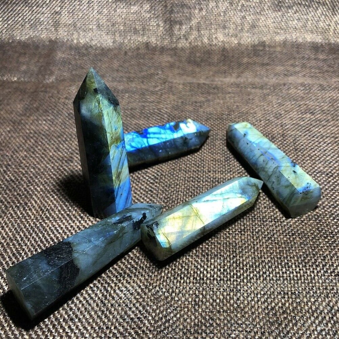 Labradorite Wand, Labradorite Point, Polished Labradorite, Labradorite
