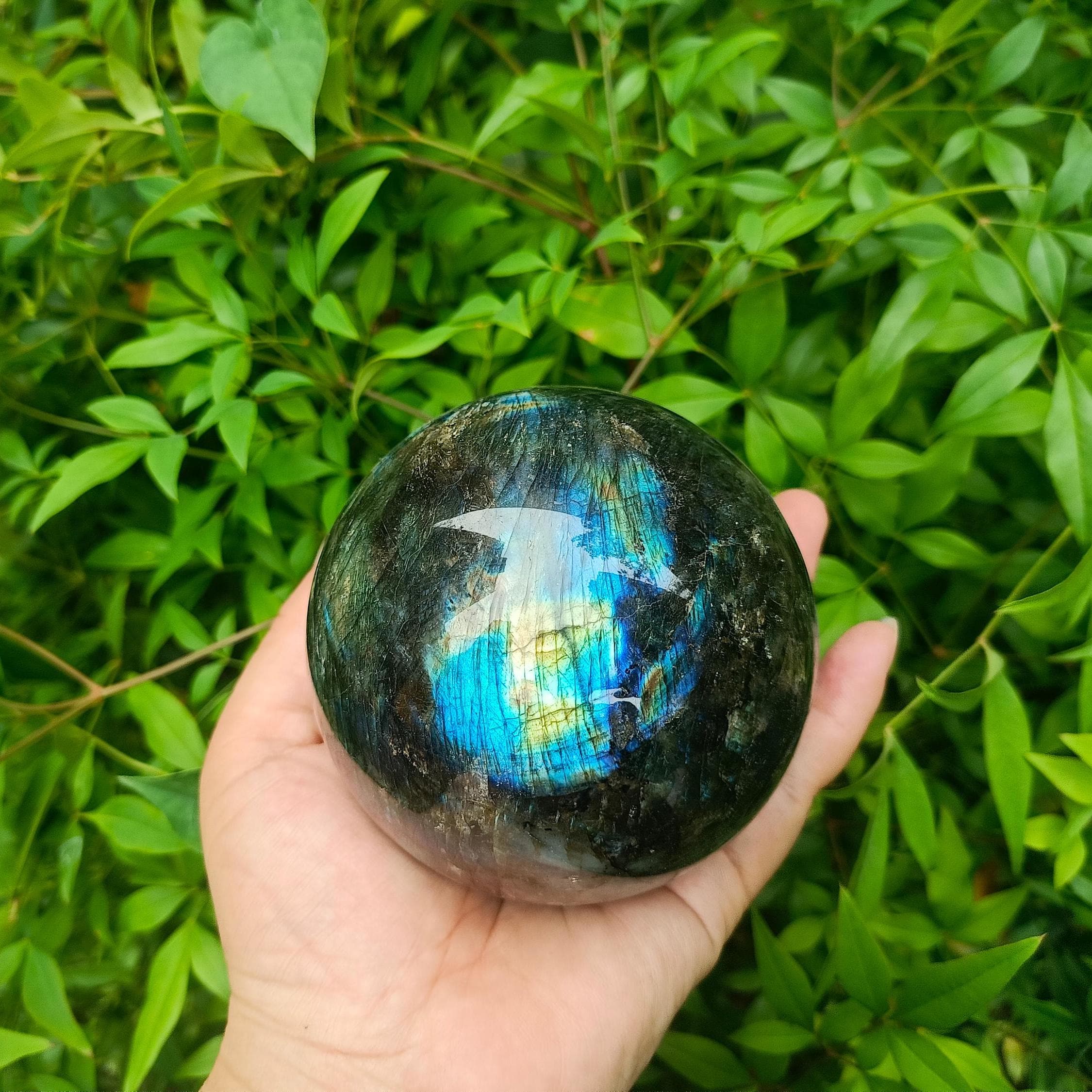 ラブラドライト スフィア ◇Labradorite◇天然石・鉱物・パワーストーン Labradorite ラブラドライト|Sphere スフィア|天然石 パワーストーン