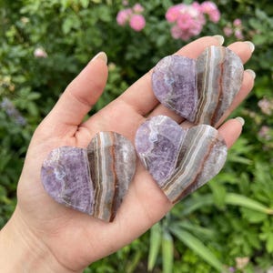 Amethyst Mexican Crazy Lace Agate Heart image 6