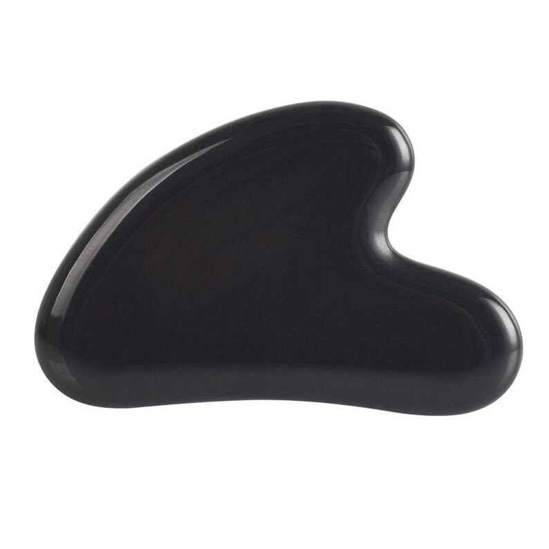 Black Obsidian Gua Sha Tool Massage Therapy Massage Stones Etsy