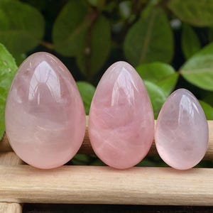 Rose Quartz Egg Drilled or Undrilled
