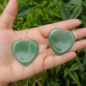 Green Aventurine Heart Worry Stone