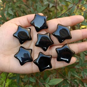 Black Obsidian Star 30mm