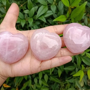 Coeur de quartz rose Choisissez votre taille image 7