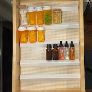 Medicine Drawer Organizer, Pill Bottle Separator, Home Storage System