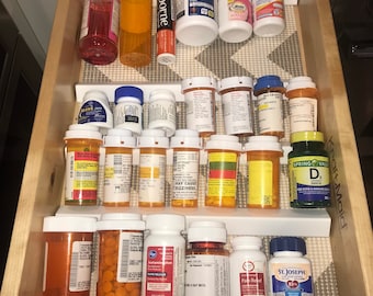 Custom Medicine Drawer Organizer Pill Bottle Drawer 