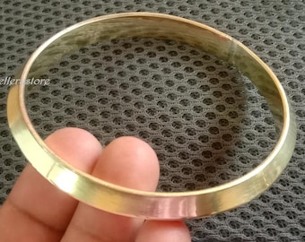 Solid Brass bracelets & African Brass Bangles, Stackable Bracelets, Boho Statement Bangles, Thick Heavy Brass Cuff Bracelet Boho Jewelry,