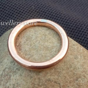 Thick Pure Solid Copper Ring Band, Antique Copper Protection Jewelry, Anxiety Healing Ring, Dainty arthritis joint pain fingers ring Gifts,