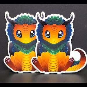 Sitting Fireflicker Sticker