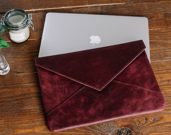 Personalized leather laptop sleeve, Macbook air case,Macbook sleeve, Laptop bag women,Laptop sleeve macbook pro 15, MacBook Air Leather Case