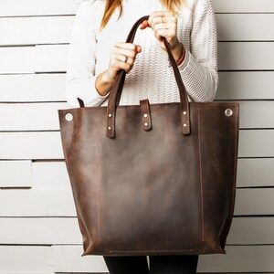 Tote bag,Personalized Bag,Leather Laptop Bag,Leather tote women,Laptop Tote,Large leather tote,Brown leather tote bag,Leather tote work image 7