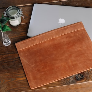 Brown leather laptop sleeve, Laptop cases, Case macbook pro 13, 13 inch macbook case, Computer bag,Laptop case leather, Leather computer bag