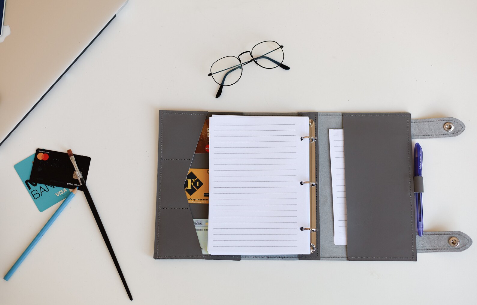 3 Ring Binder Portfolio Leather Binder A4 Personalized 3 Etsy