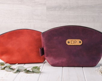 Cosmetic bag,Make up bag,Makeup case,Leather purse,Bridesmaid makeup bag,Leather cosmetic bag,Large makeup bag,Custom makeup bag,Makeup bag