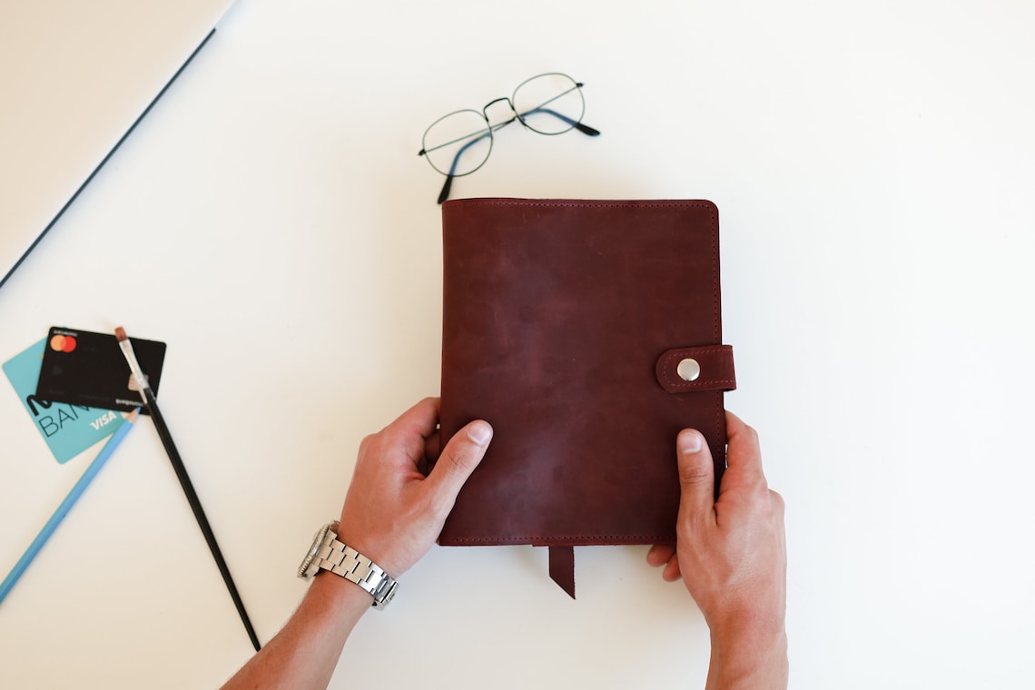 Personalized Refillable Leather Binder A4leather Journal Etsy