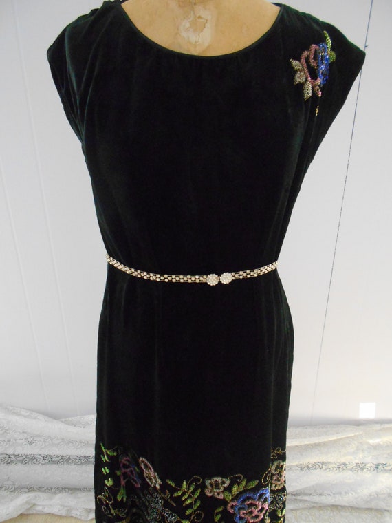 Awesome 1930's Art Deco Rhinestone Belt
