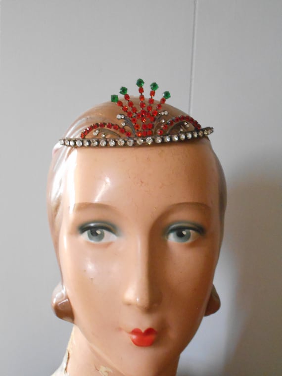 Gorgeous 1920s Flapper/Downton Abbey Rhinestone Ti