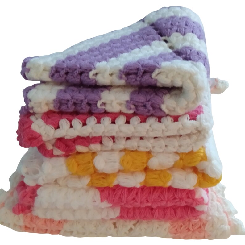 Hand Crochet Body Washcloth Spa Wash Cloth Etsy