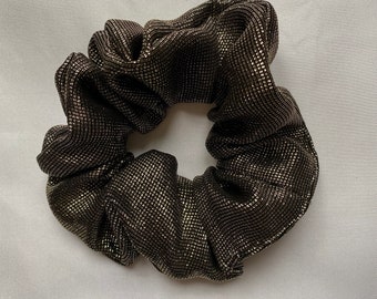 Luxury golden lurex scrunchie - Emily