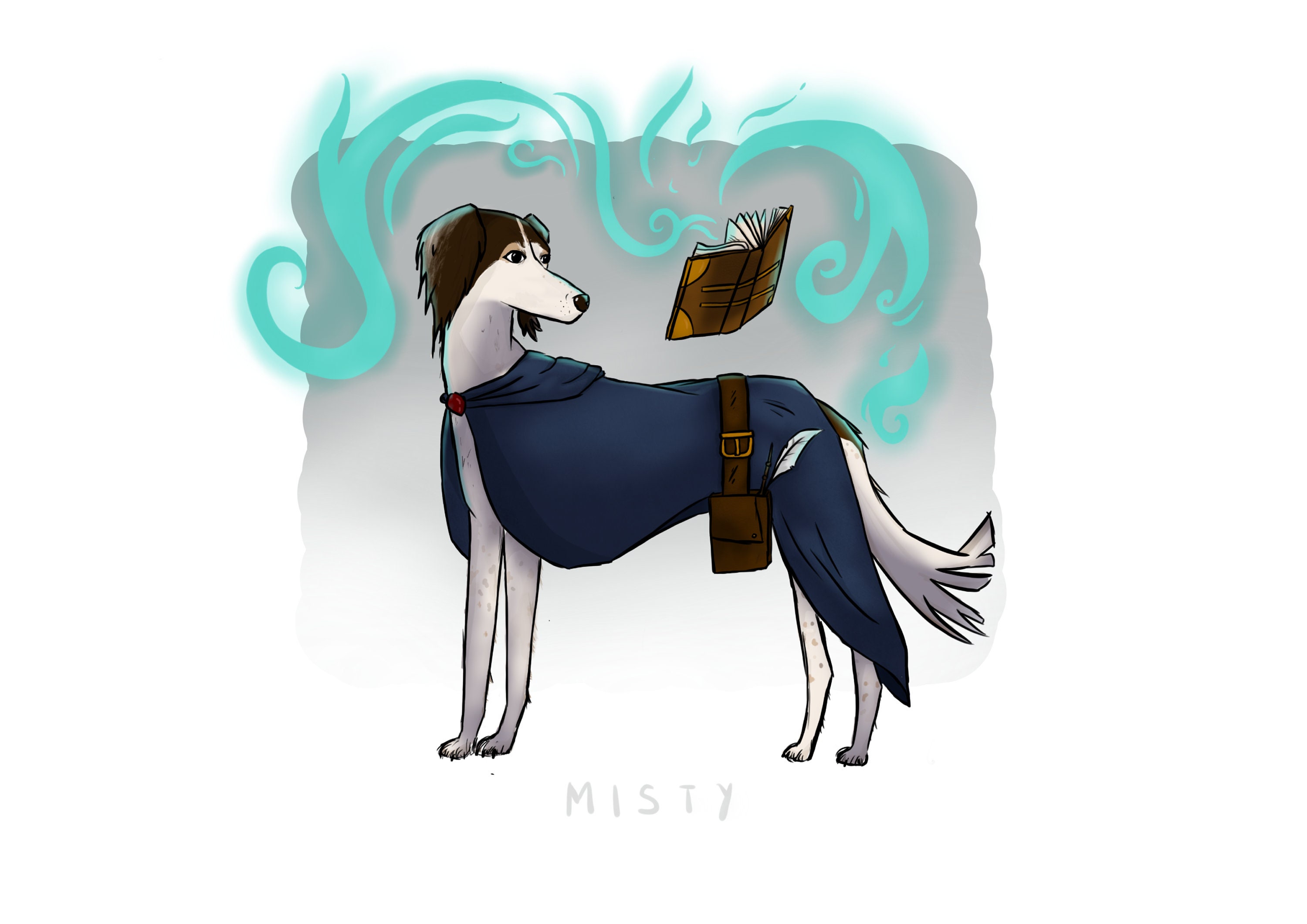 Custom RPG Dog Print - Etsy UK