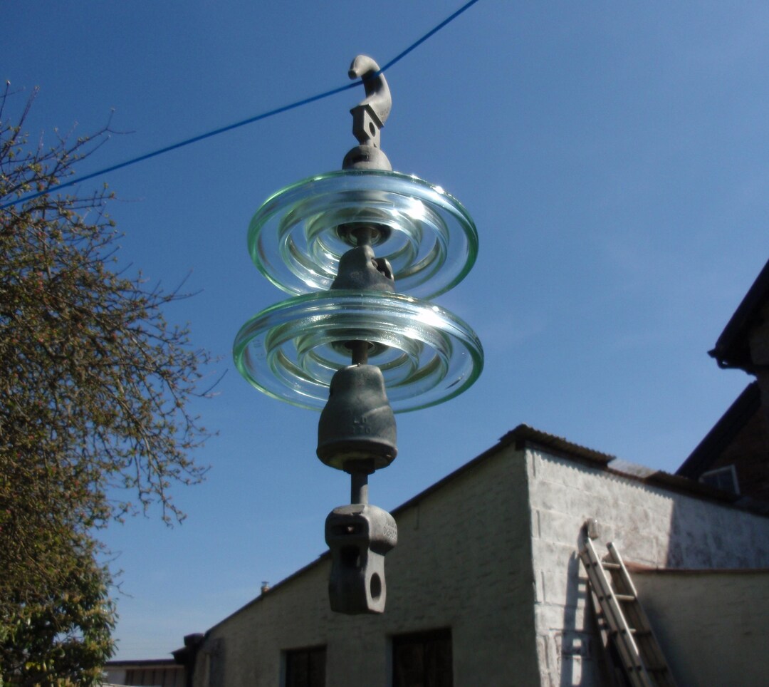 Pylons Inslulators Set of 2 Pylon Glass Insulators 10