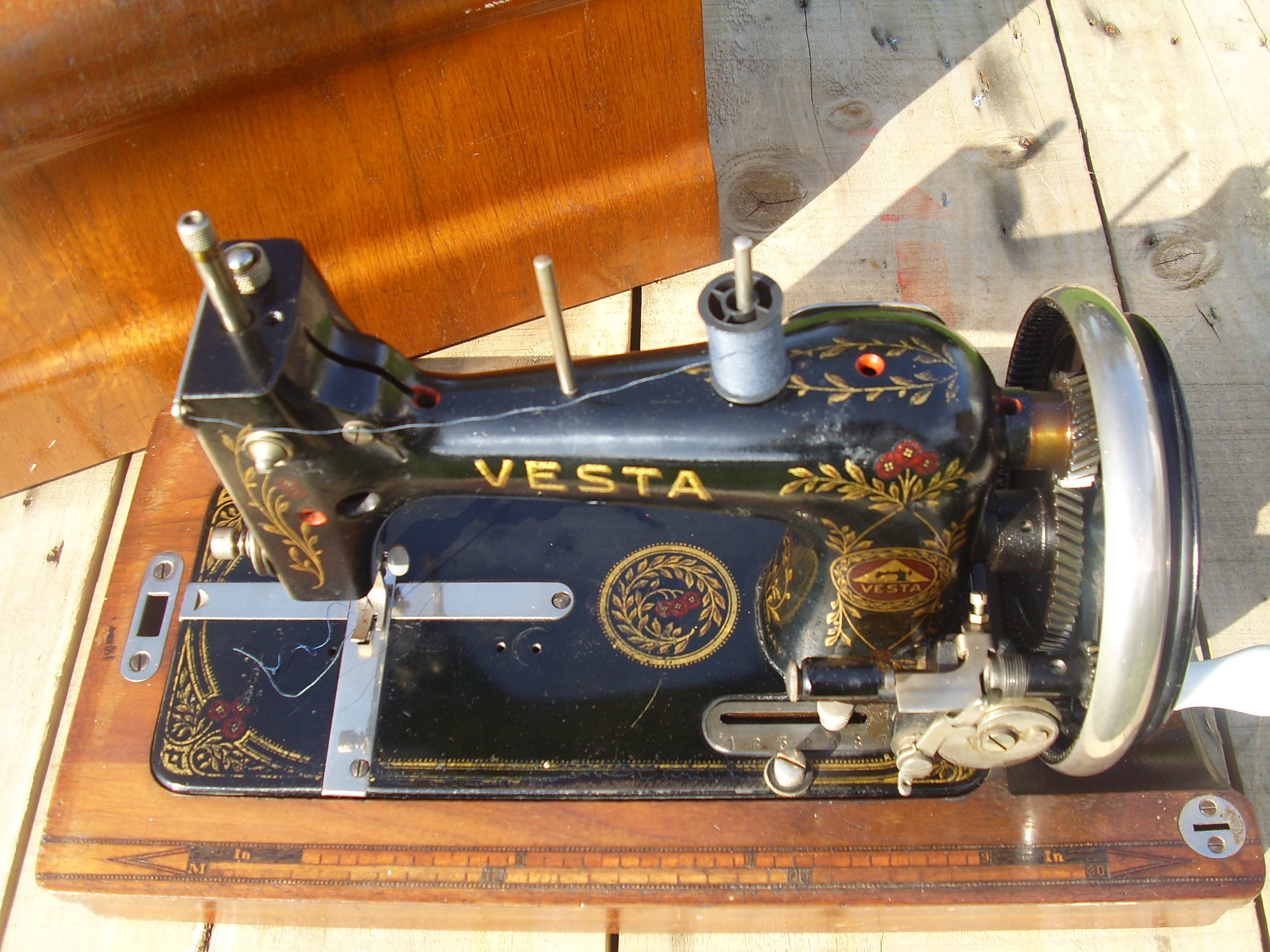 Working Antique Vesta Sewing Machine Vesta TS Saxonia 1930 Etsy